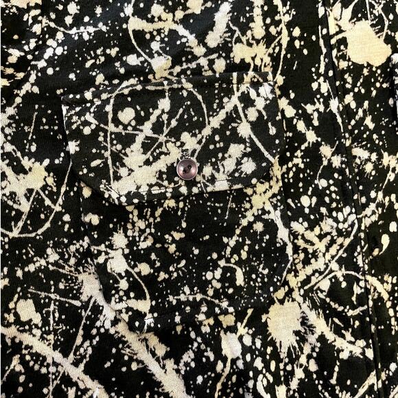 1970s Diane Von Furstenburg Jumpsuit | Paint Splatter | Vintage - Picture 4 of 8